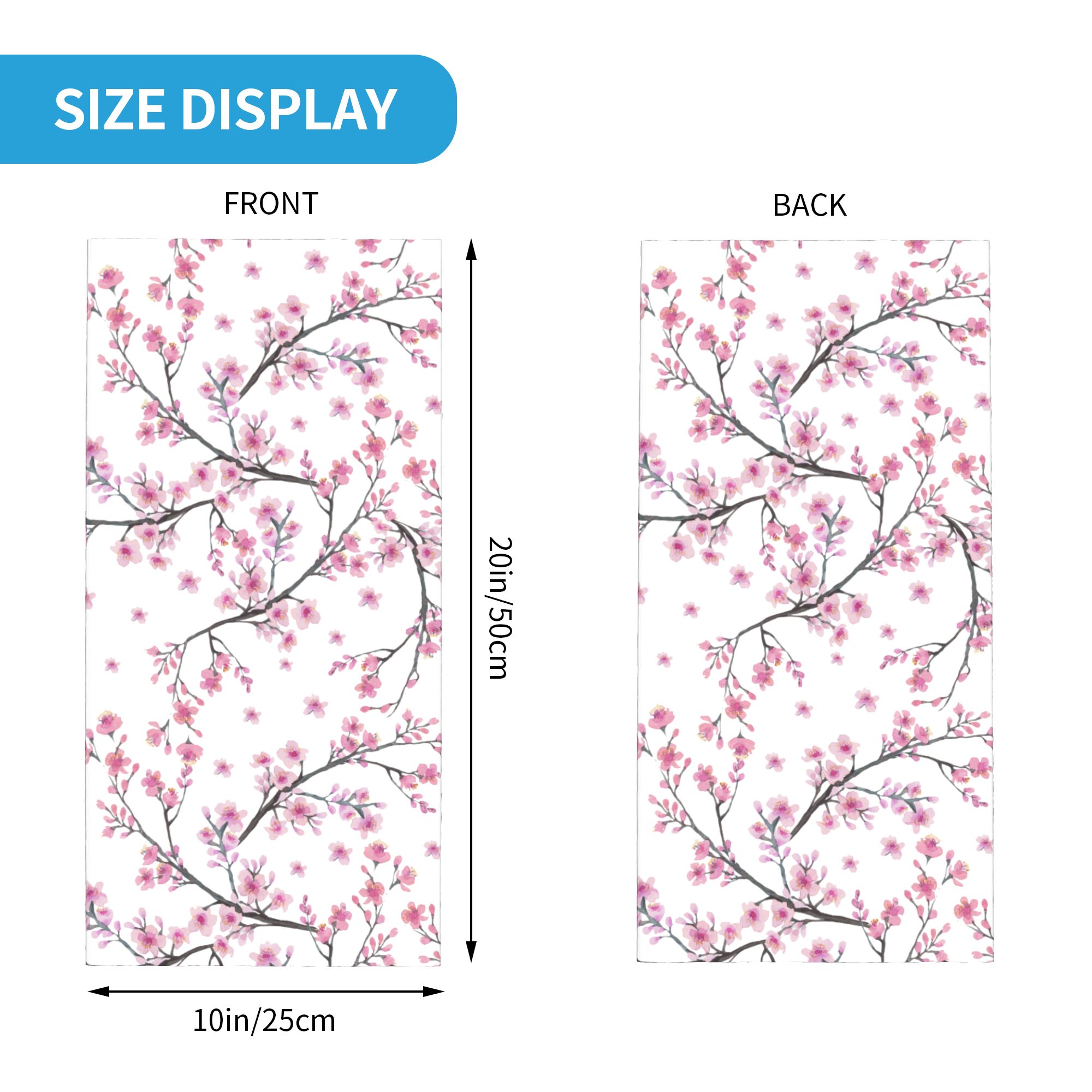 日本桜の花と赤い日の出の旗が描かれたバンダナネックゲイター防 - Neck Gaiter Face Cover のレビューと価格